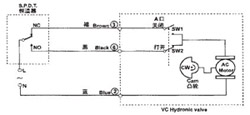 霍尼韦尔风机盘管电动二通阀接线图