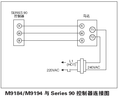 M9184A1019电动执行器接线图