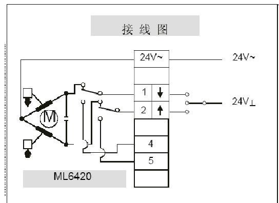 ML6420A3007-E电动阀门执行器接线图